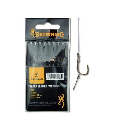 Haki z przyponem Browning Feeder Method z igłą 18 Browning Sport