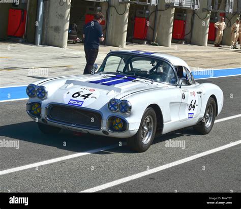 Vincent Gleyze, Olivier Monot, Chevrolet Corvette C1, Le Mans Classic 2016, 2016, circuit racing ...