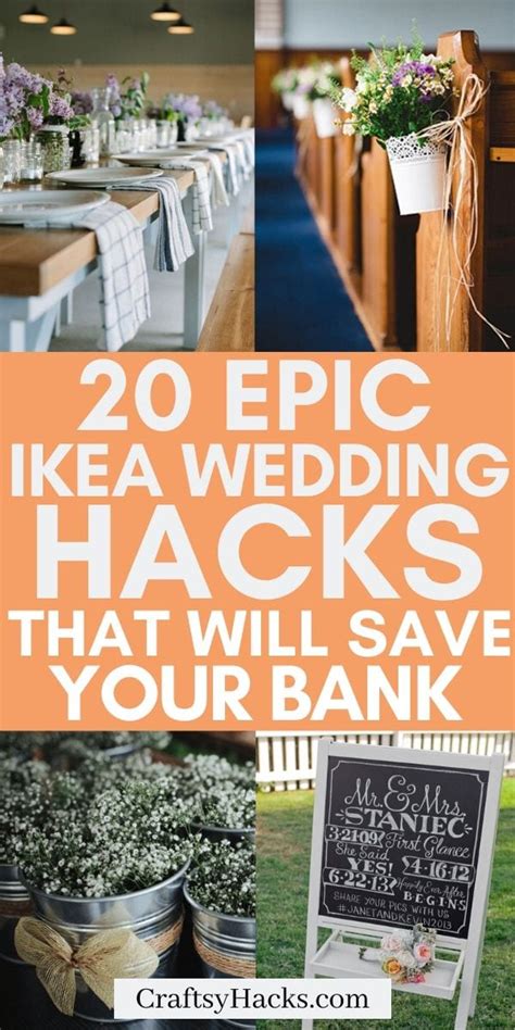 Ikea Wedding Hacks That Look Awesome Craftsy Hacks