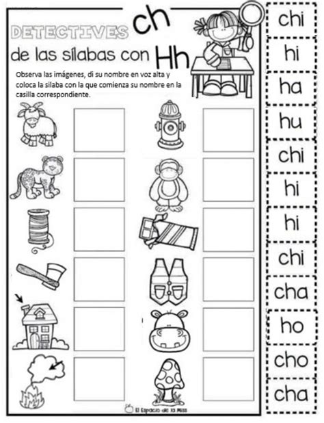 Palabras Que Comienzan Con H O Ch Worksheet Live Worksheets