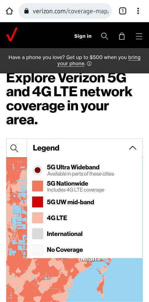 Verizon Finally In The Middle Of Updating The Coverage Map At This Very