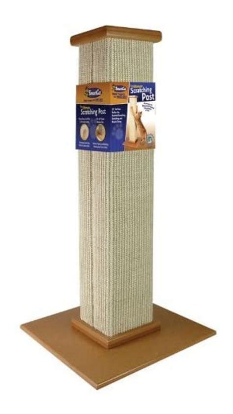 Smartcat Ultimate Scratching Post Beige Large Inch Tower Sisal