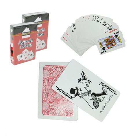 Jogo De Baralho 54 Cartas Naipe Normal Canastra Truco Buraco Shopee