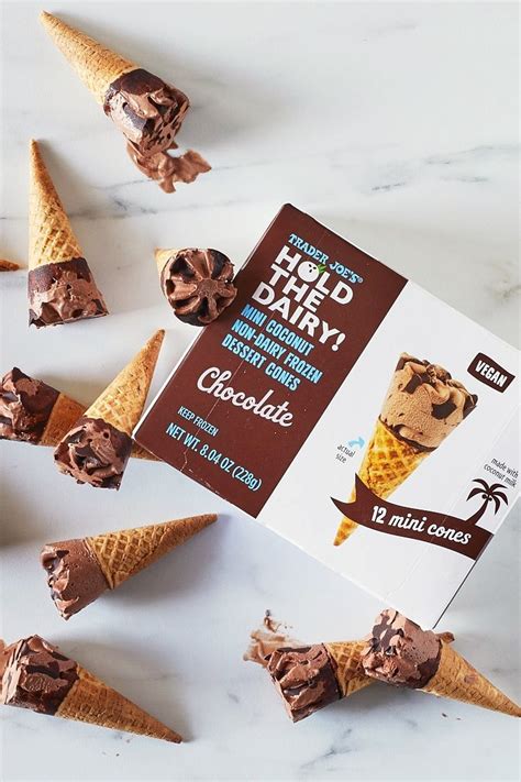 Trader Joe S Hold The Dairy Vegan Ice Cream Cones Reviews Info