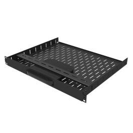 1U Vented Rack Shelf Magnetic Faceplate For 1 X ROKU 4 ULTRA Penn Elcom