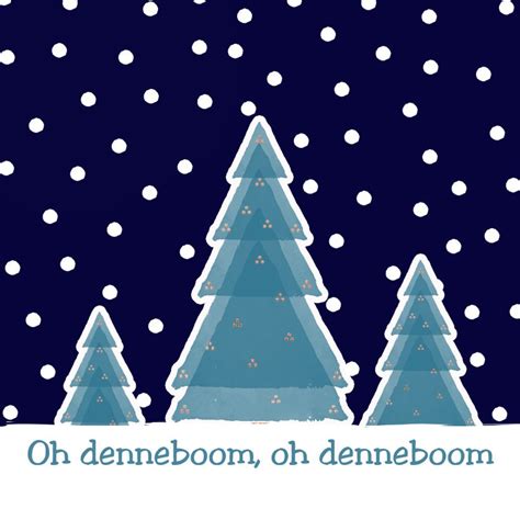 Kerstkaart Boompjes In Sneeuw Kerstkaarten Kaartje Go