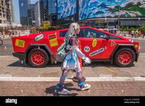 Tesla Cybertruck 2024 Anime Expo Los Angeles Convention Center Los