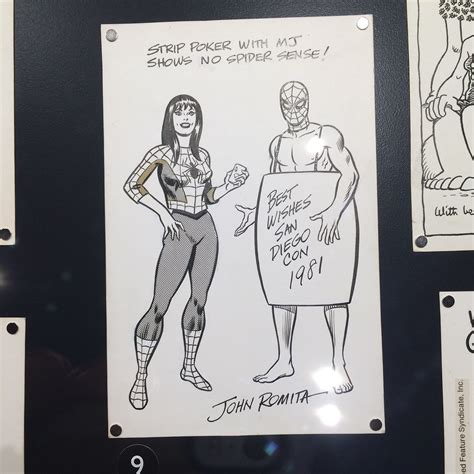 Art Of Comic Con Spidey Mary Jane By John Romita William David