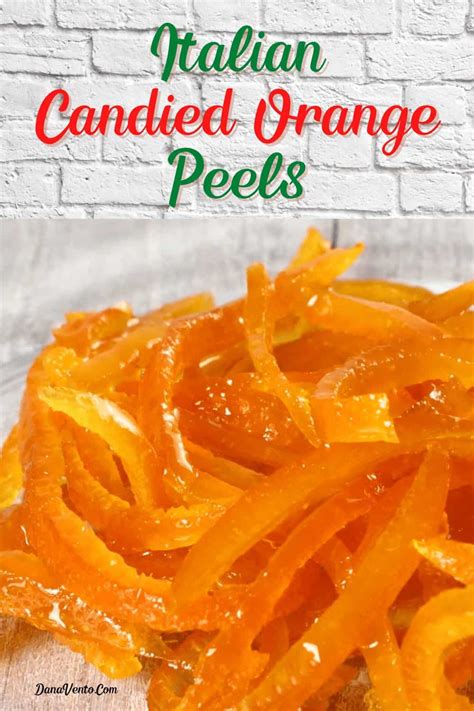 Italian Candied Orange Peels