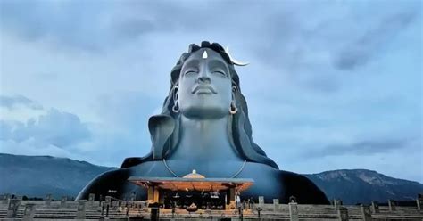 Adiyogi Shiva Statue Entry Fee Photos Light Show Timings Height Location Timings Ticket