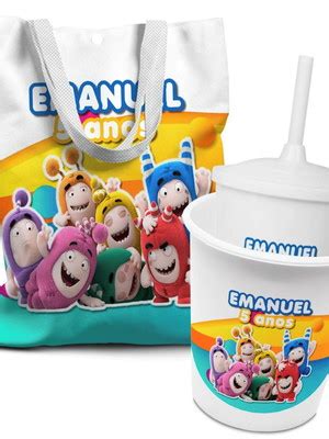 Kit Digital Oddbods Compre Produtos Personalizados No Elo7