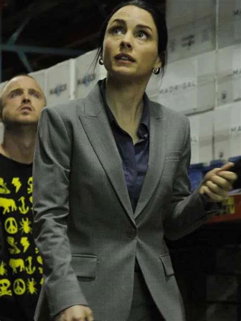 Breaking Bad Lydia Rodarte Quayle Grey Blazer Rockstar Jacket