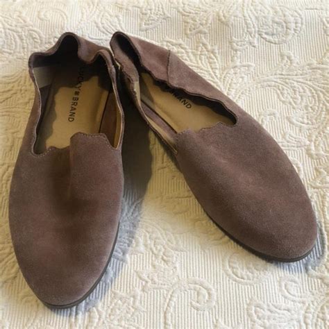 Lucky Brand Suede Caliya Loafers In Mauve Easy Slip Depop