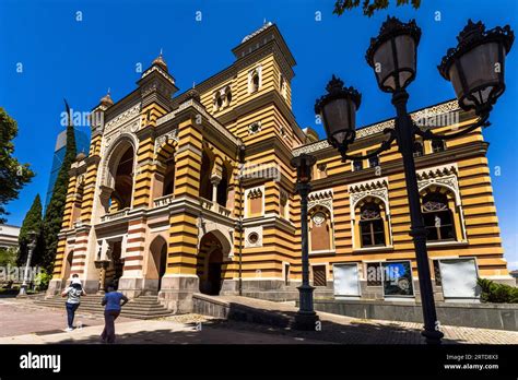 Opera And Ballet Theater Of Tbilisi Georgia Stock Photo Alamy