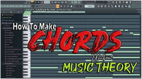 How To Make Chord Progressions Without Music Theory Fl Studio 20