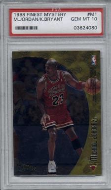 Topps Finest Basketball M Michael Jordan Kobe Bryant Mystery