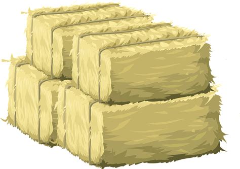 Free Vector Graphic Hay Bales Haystack Straw Farm Free Image On