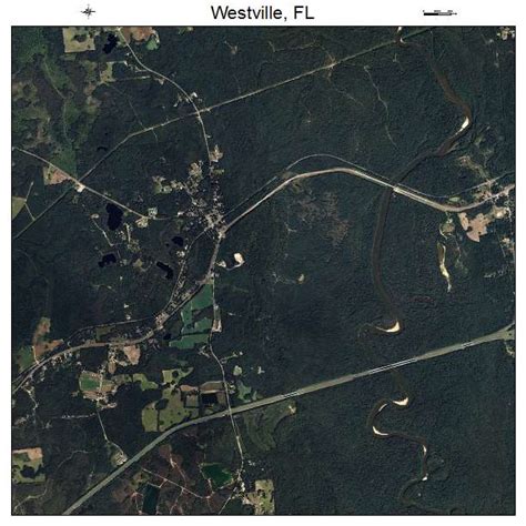 Aerial Photography Map of Westville, FL Florida