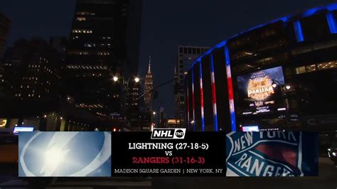 NHL On TNT Intro TB NYR 2 7 2024 YouTube