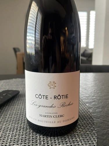 Domaine Martin Clerc Les Grandes Roches Côte Rôtie Vivino France