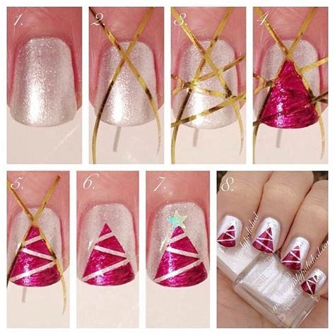 81 Christmas Nail Art Designs And Ideas For 2020 Stayglam Desenhos De