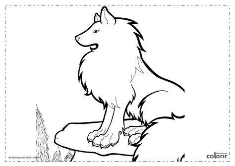 Desenhos De Lobos Para Colorir