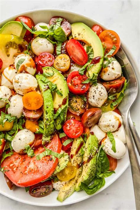 Avocado Caprese Salad This Healthy Table