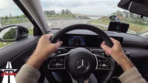 MERCEDES BENZ A250e PLUG IN HYBRID (DEAD BATTERY) Top Speed Test Drive ...