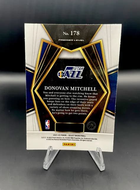 DONOVAN MITCHELL PREMIER Level 2021 22 Panini Select 178 EUR 2 22