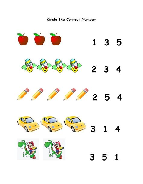 Numbers Online Exercise For Kindergarten Live Worksheets Worksheets Library