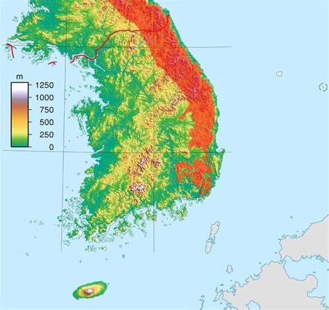 South Koreas Topography Is A Mix Of Mountains And Valleys As This