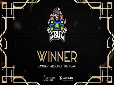 S8UL Wins Content Group Of The Year Award Globally At Esports Awards