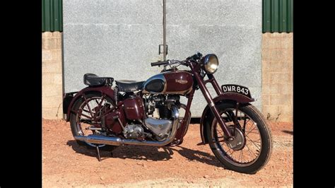 1946 Triumph 5t Speed Twin 500cc Classic British Motorcycle For Sale