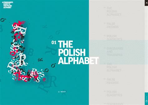 Guide to the Polish Alphabet - Awwwards SOTD