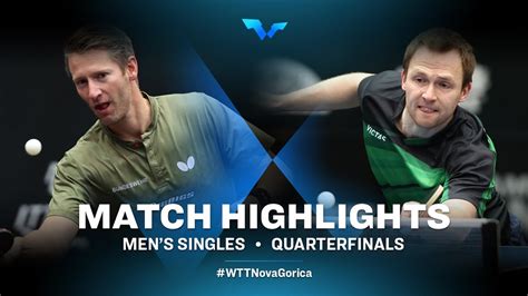 Highlights Ruwen Filus Vs Benedikt Duda MS QF WTT Contender Nova