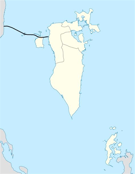 ملف Bahrain location map with King Fahd Causeway svg المعرفة