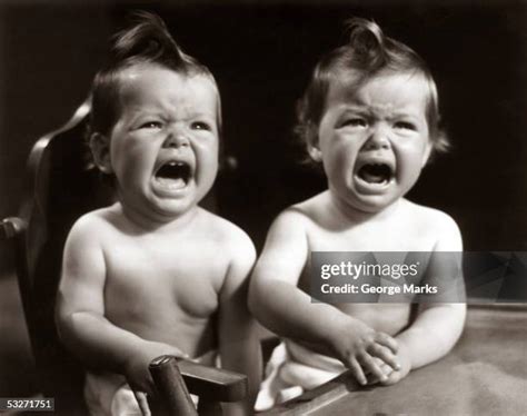 Twin Babies Crying Photos And Premium High Res Pictures Getty Images