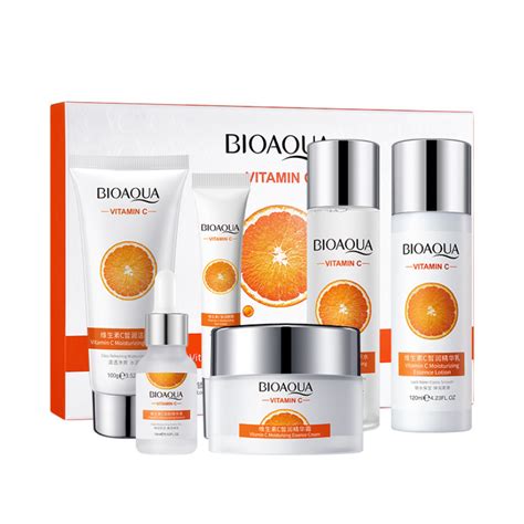 Kit De Skincare A Base De Vitamina C Bioaqua X6 Productos Beautyglam