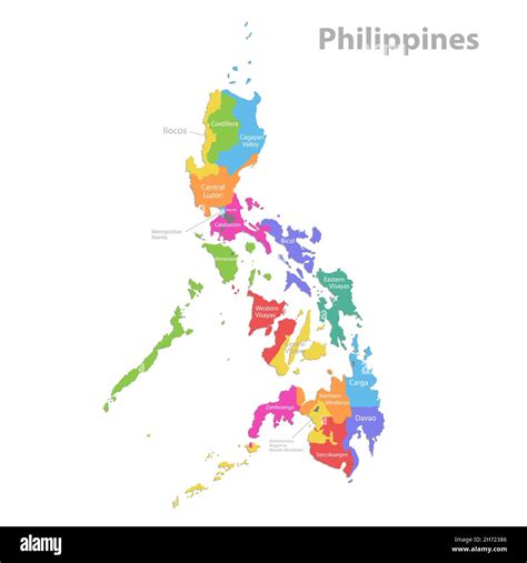 Philippine Map With Regions