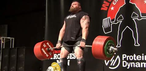 Eddie Hall Shares 500kg Deadlift Traning And Aftermath Stories Fitness Volt