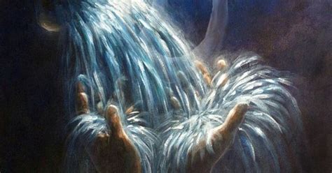 Living Water Being Poured Out Of Vessel Prophetic Art Painting Prophetic Art Paintings