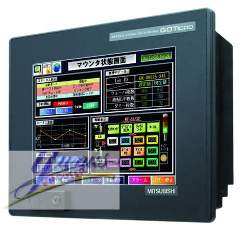 Mitsubishi GT1555 VTBD GOT Graphical Touch Terminal 5 7 TFT