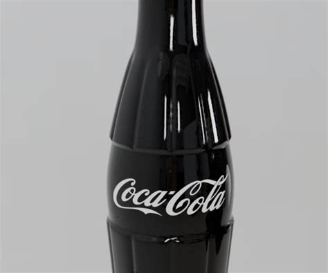 Artstation Coca Cola Bottle And Glass 3d Model Resources