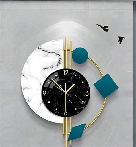 Large Wall Clocks For Living Room Decor Modern Silent Wall Etsy