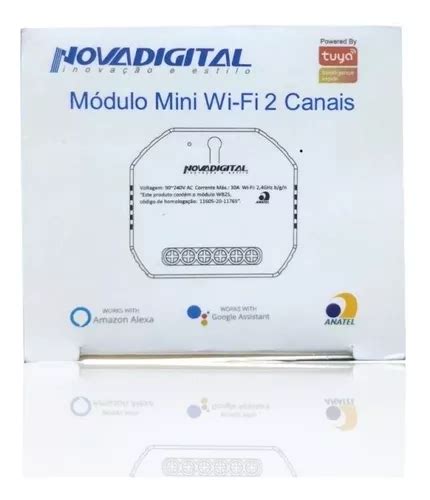 Interruptor Inteligente Wi fi Módulo Mini 2 Canais R 165 em São Paulo