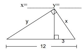 Geometric Mean Theorem Worksheet