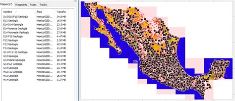 Mapa Geológico De México Para Gps Mexico Gis Data