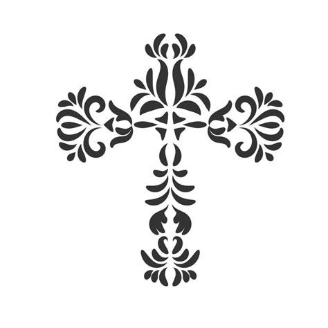 Holy Cross Design For Tattoo Design 9746100 Vector Art At Vecteezy