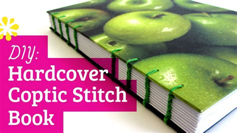 Diy Hardcover Coptic Stitch Bookbinding Tutorial Sea Lemon Youtube