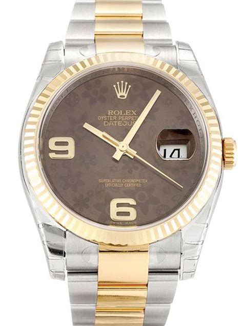 Replica Rolex Datejust 36mm Floral Dial 116233